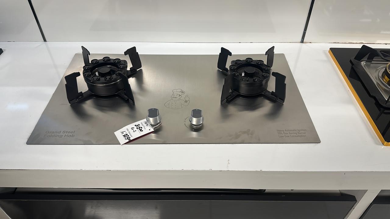 Grand Steel Folding Hob G-1 two burner