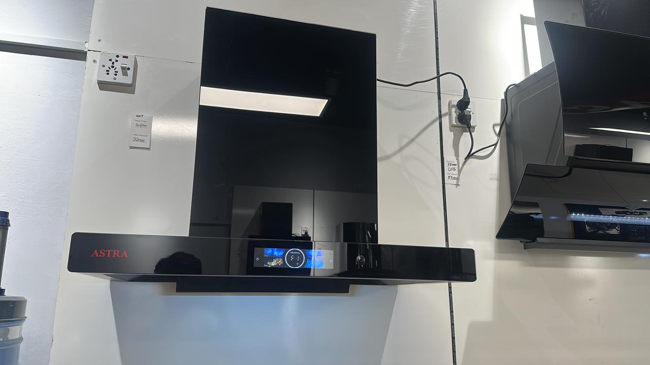 ASTRA kitchen hood with digital display